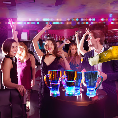 Vasos Led De Plástico 2 Piezas