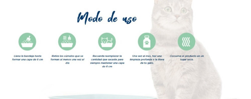 Imagen 5 de 10 de Piedritas Sanitarias Stonecat Aglomerante Por 4 Kg