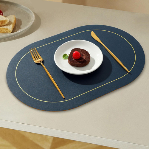 Novos Placemat Oval Para Mesa De Jantar, Esteira De Mesa Do