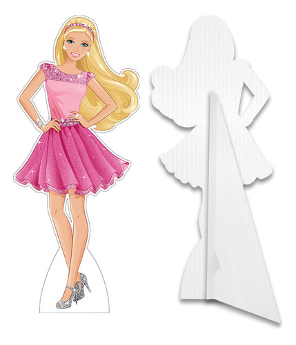 Figura De Coroplast Barbie 1.2m