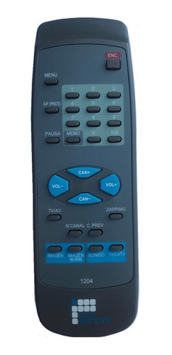 Control Remoto 1204 Para Top House Crown Grundig 1 Año Gtia