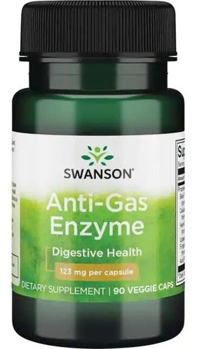 Enzimas Anti-gas 90cap Vegan Antigas Swanson (max.potencia)