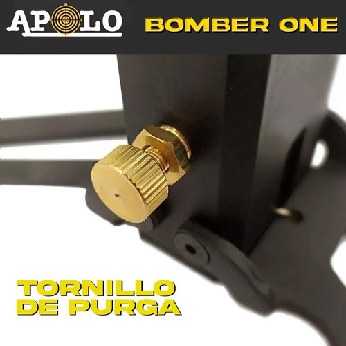 Imagen 4 de 10 de Inflador Rifle Pcp 300 Bar Apolo Bomber One Acople Foster