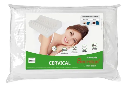 Almohada Ortopedica Cervical Espuma Alta Densidad Cuotas sin inter s