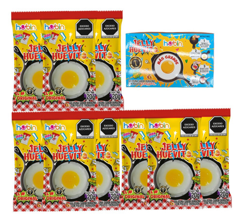 Gomita Huevito Tronador 72 Pz Jelly Huevito Hubin