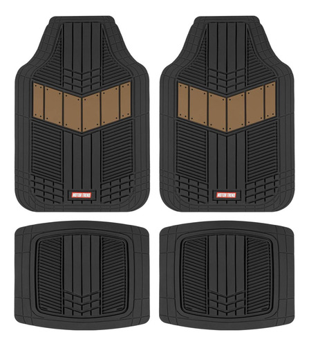 Motor Trend Dualflex Alfombrillas De Goma Para Coche, Camió