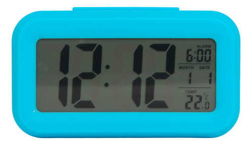 Reloj De Mesa Digital Quality House - Azul