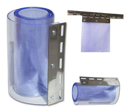 Cortina Pvc Polar Para Camara Fria 2,20 X 1,05 Sobreposta