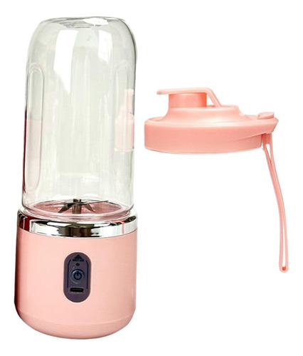 = Mini Liquidificador Portátil 40w 6 Lâminas Copo Vidro