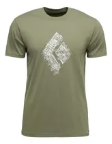 Comprar Playera Escalada Black Diamond Engineered Diamond Verde Homb
