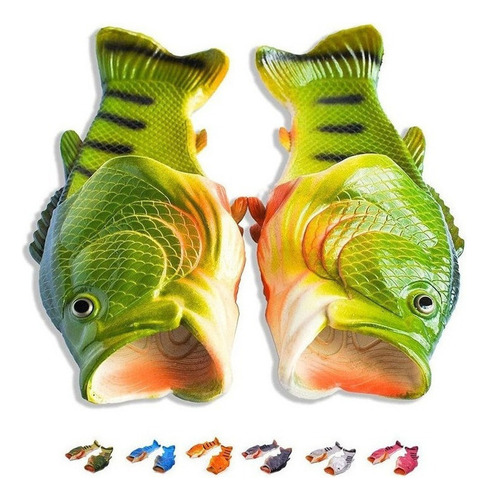 Chanclas, Pantuflas Originales Pescado Hombre, Mujer Y [u]