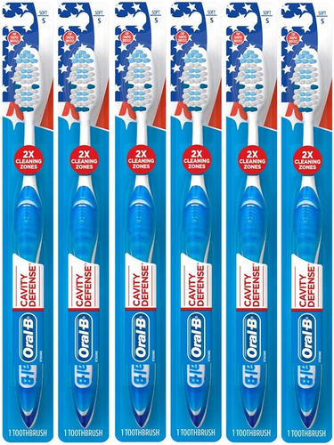 Cepillo De Dientes Oral-b Cavity Defense Con Cerdas En Forma