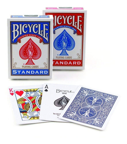 Set 2 Mazos De Naipes Cartas Baraja Bicycle Para Poker Magia