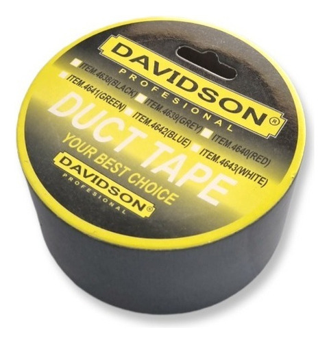Cinta Duct Tape Gris Impermeable Multipropósito Davidson