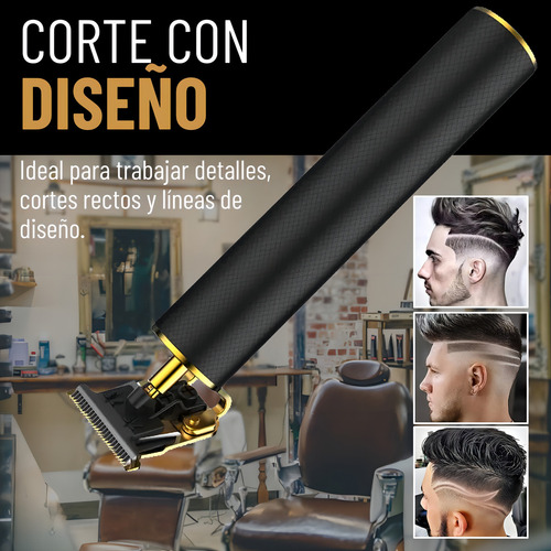 Patillera Maquina Para Cortar Pelo Y Afeitadora Inalambrica Recortadora Detalle Briton Set