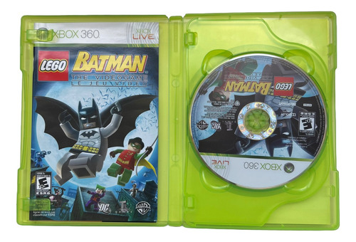 Juego Lego Batman Y Pure Xbox 360 - Xbox Live 2 En 1 Consola (Usado)