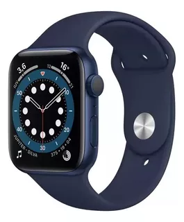 Relogio De Pulso Apple Watch 6 Series Azul Marinho 44mm Gps