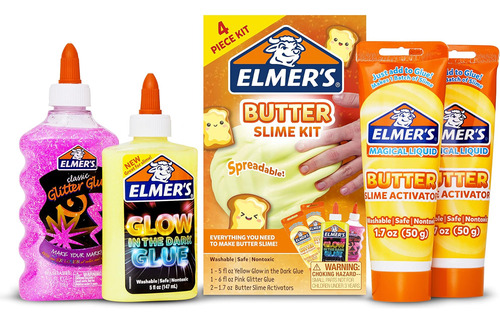 Kit Elmers Butter Slime | Los Suministros Para Limo Incluyen