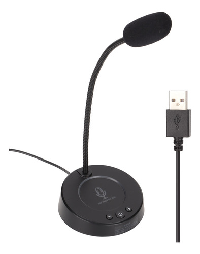 Micrófono Usb, Reducción De Ruido De Escritorio, Manguera Me