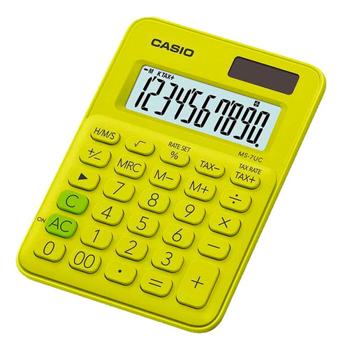 Calculadora Casio Ms-7uc 10 Digitos Varios Colores