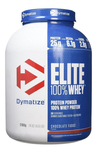 Elite 100% Whey 5 Lbs Chocolate Fundido Dymatize.