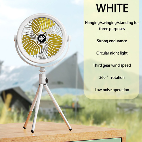 Lámpara De Ventilador Exterior Con Trípode Para Iluminación