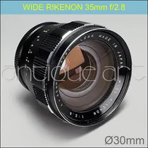 Comprar A64 Lente Wide Rikenon 35mm 2.8 Ricoh 126c Flex Tls Ø30mm