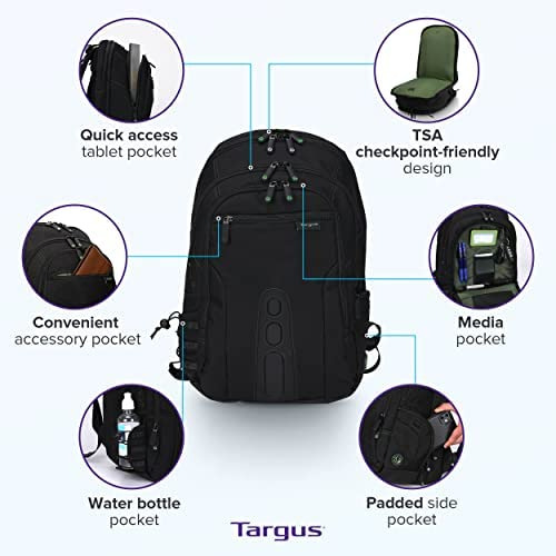 Targus Mochila De Viaje Para Computadora Portátil Para Compu