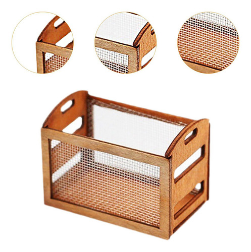 Contenedor De Almacenamiento De Cesta De Madera Para Casa