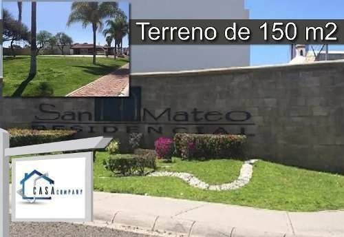 Terreno De 150 M2 Plano En Fracc. San Mateo, De Oportunidad!