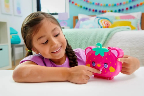 Polly Pocket Set De Juego Estuche De Osito De Fresa Color Multicolor