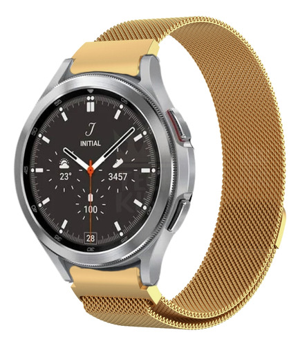 Pulsera magnética Redge para Galaxy Watch4 Classic de 42 mm, color dorado