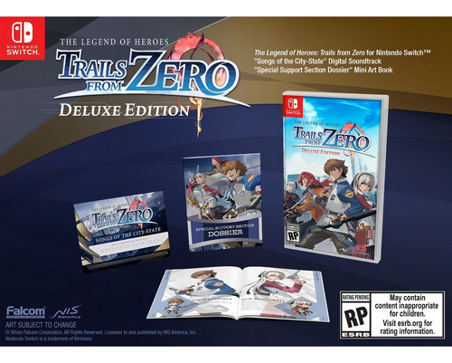 Legend of Heroes Trails From Zero Deluxe Switch Lacrado-Leia