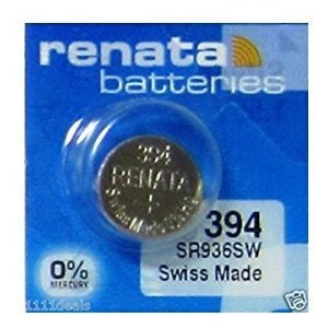 5 Baterías Electrónicas Renata 394 Sr936sw De Óxido De Plata