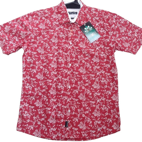 Camisa De Hombre Manga Corta