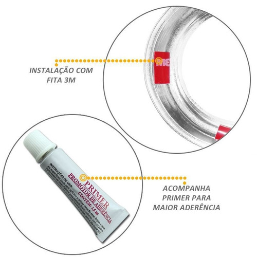 Moldura Farol Milha Auxiliar L200 Triton 2012 2013 Cromado