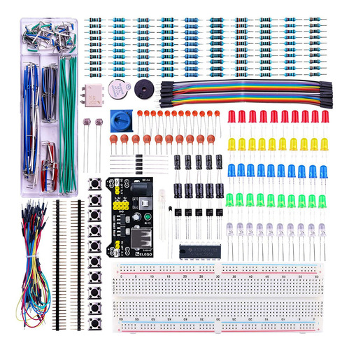 Kit Electronica Compatible Con Arduino Uno Componentes