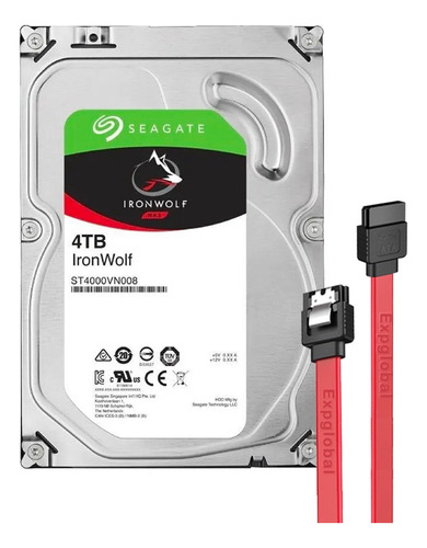 4tb Disco Duro Interno Seagate Ironwolf 3.5 7200