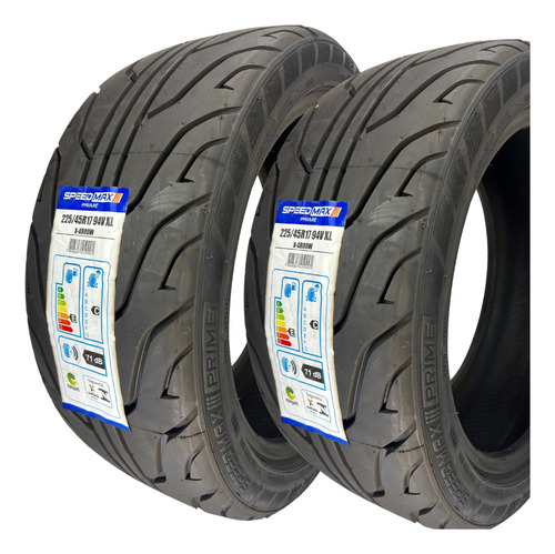 Kit 02 Pneus 225/45r17 94v Xarrow Pista Semi Slick