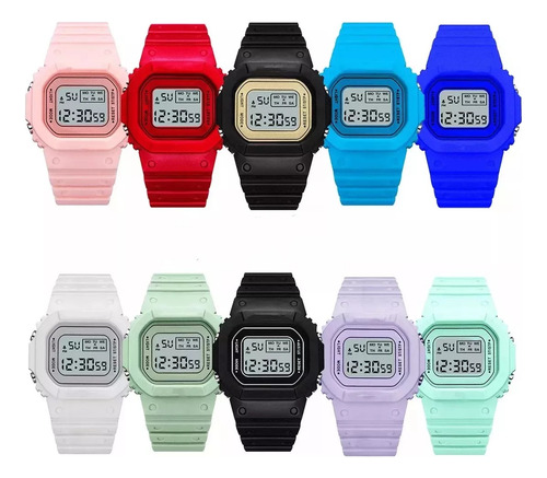 For 28pzs Reloj Digital Deportivo Casual Mayoreo Proveedor