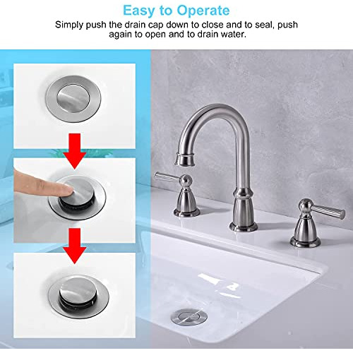Desagüe Para Lavabo De Baño Crea, Tapón Para Lavabo De Baño
