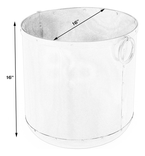 Planter Butler Specialty Company Woybr Modern Iron Steel