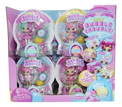 Muñecas Mini Bubble Trouble ! S1 Gumball Surprises