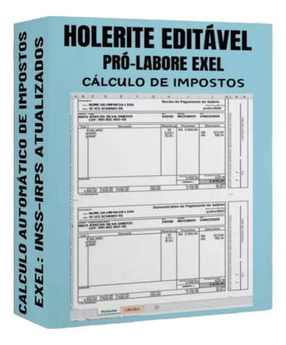 Modelo Holerite Pro_labore Tabela Inss Irrf