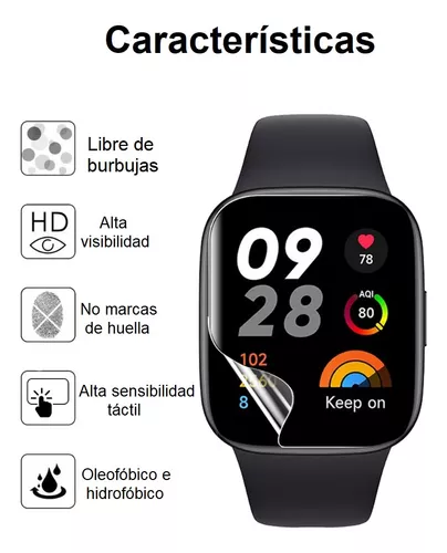 Protector Pantalla Mica Hidrogel Para Reloj Smartwatch Vivo