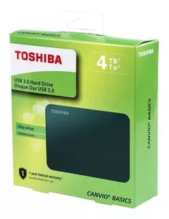 Disco Duro Externo Toshiba 4tb Teras Canvio Modelo 2019 New