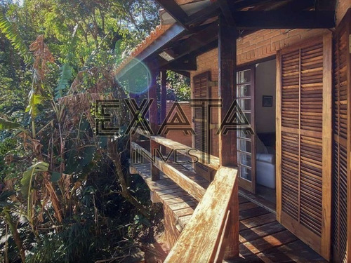 Imagem 27 de 30 de Casa Em Condomínio À Venda, Linda Casa Rústica De Tijolinho, Com Detalhes Em Pedra Na Fachada. Casa Bem Integrada, Arejada, Ensolarada E Envidraçada. Com Ótimo Acabamento, Constru - Ca00491 - 685906