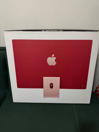 Imac 24-inch/ Mod A2873/ Chip M3/ 256gb/8gb Ram/color Rosa Rosa Claro (Usado)