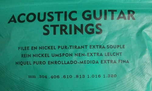 Cuerdas Para Guitarra Clasica Con 2 Pajuelas 10verdes