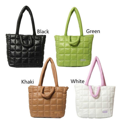 Bolso De Hombro De Las Mujeres De Invierno Puffer, Bolso